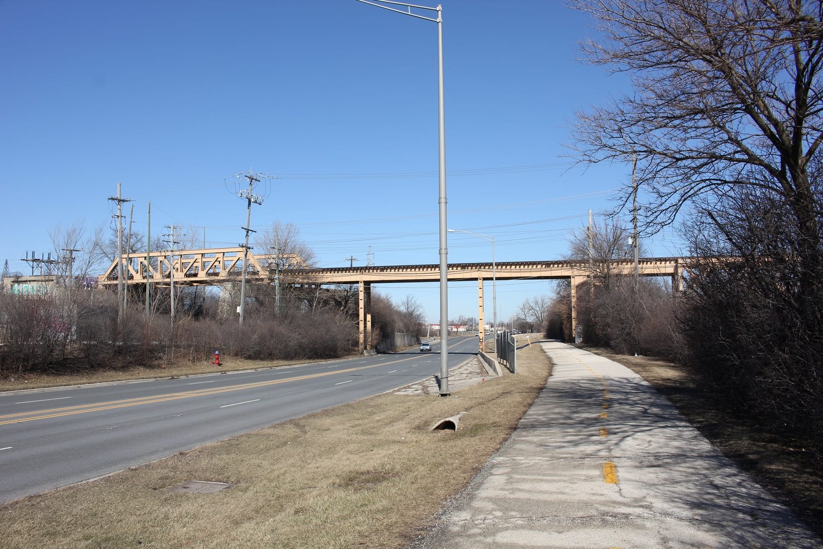 Overview of McCormick Boulevard spans